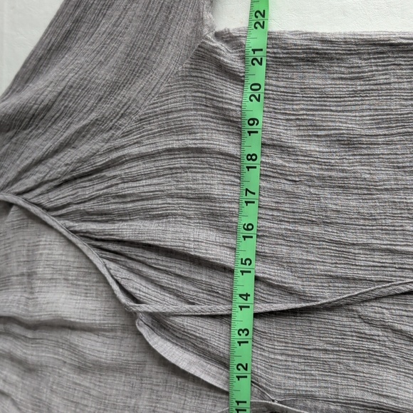 L’agence x Barney’s New York Gray Modal Wool Blend Blouse Women's Size 8 - Picture 5 of 10